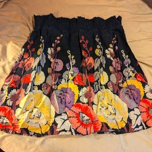 Free People Soft Floral Circle Skirt
